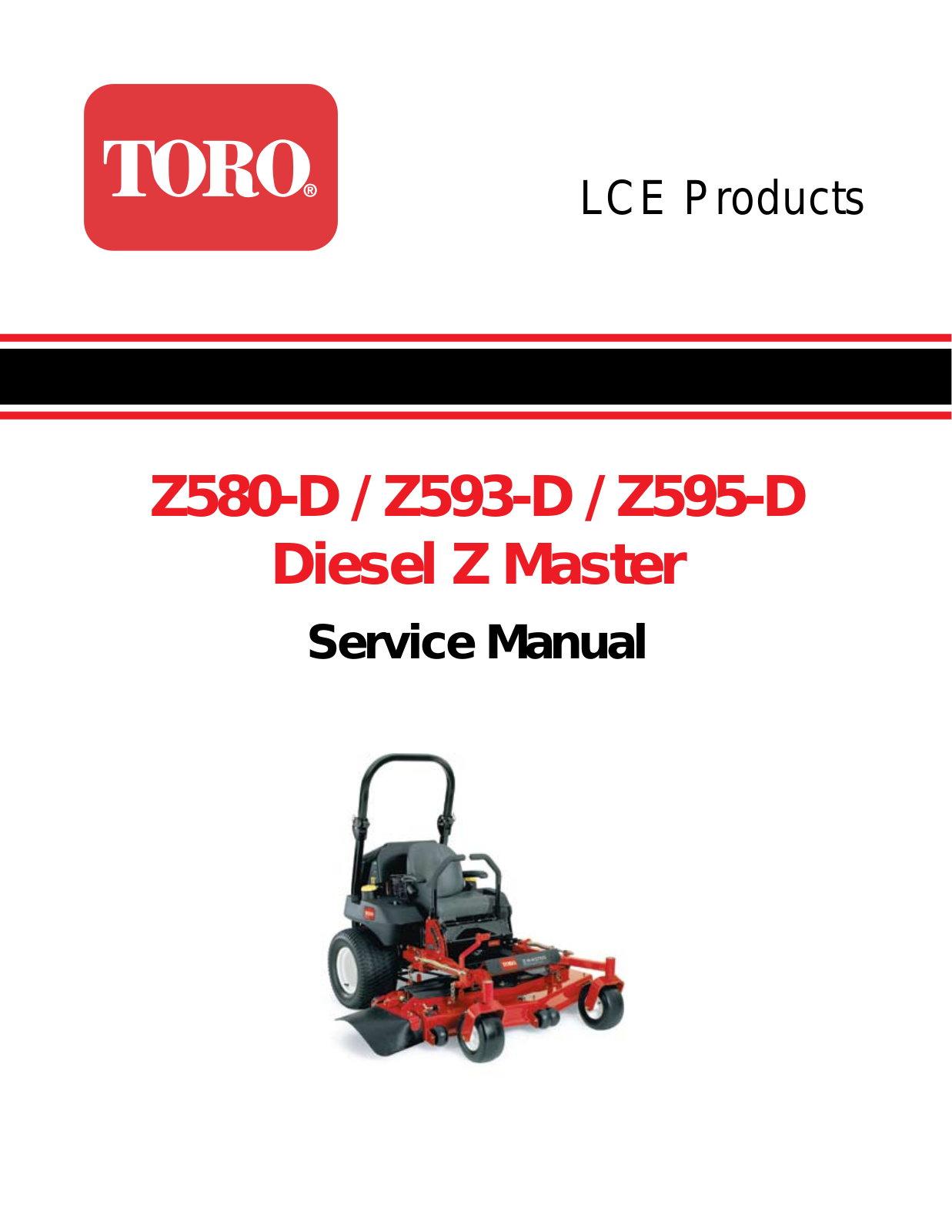 Toro 74264, 74264TE, 74265, 74265TE, 74266 Service Manual