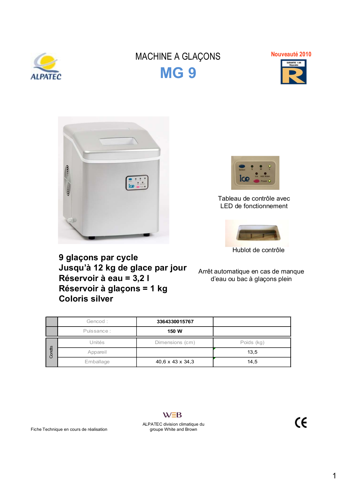 ALPATEC MG 9 User Manual