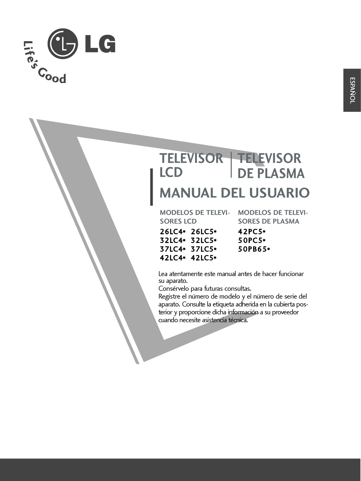 Lg 32LC55 User Manual