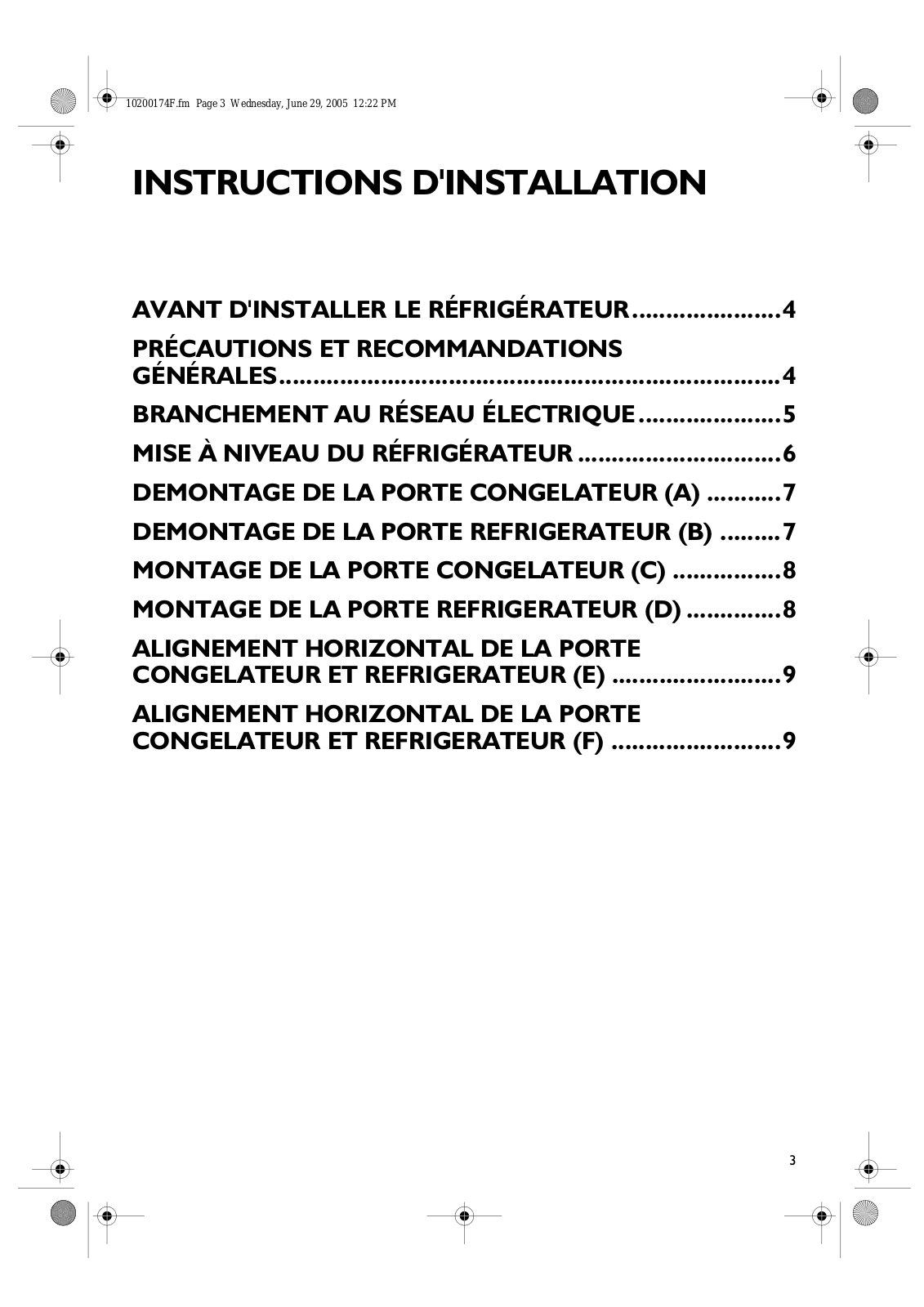 Whirlpool S20E RWW1V-A/G User Manual