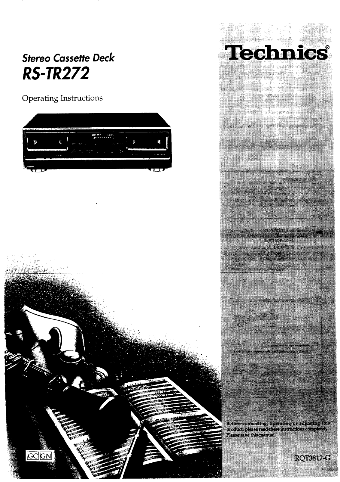 Panasonic RS-TR272 User Manual