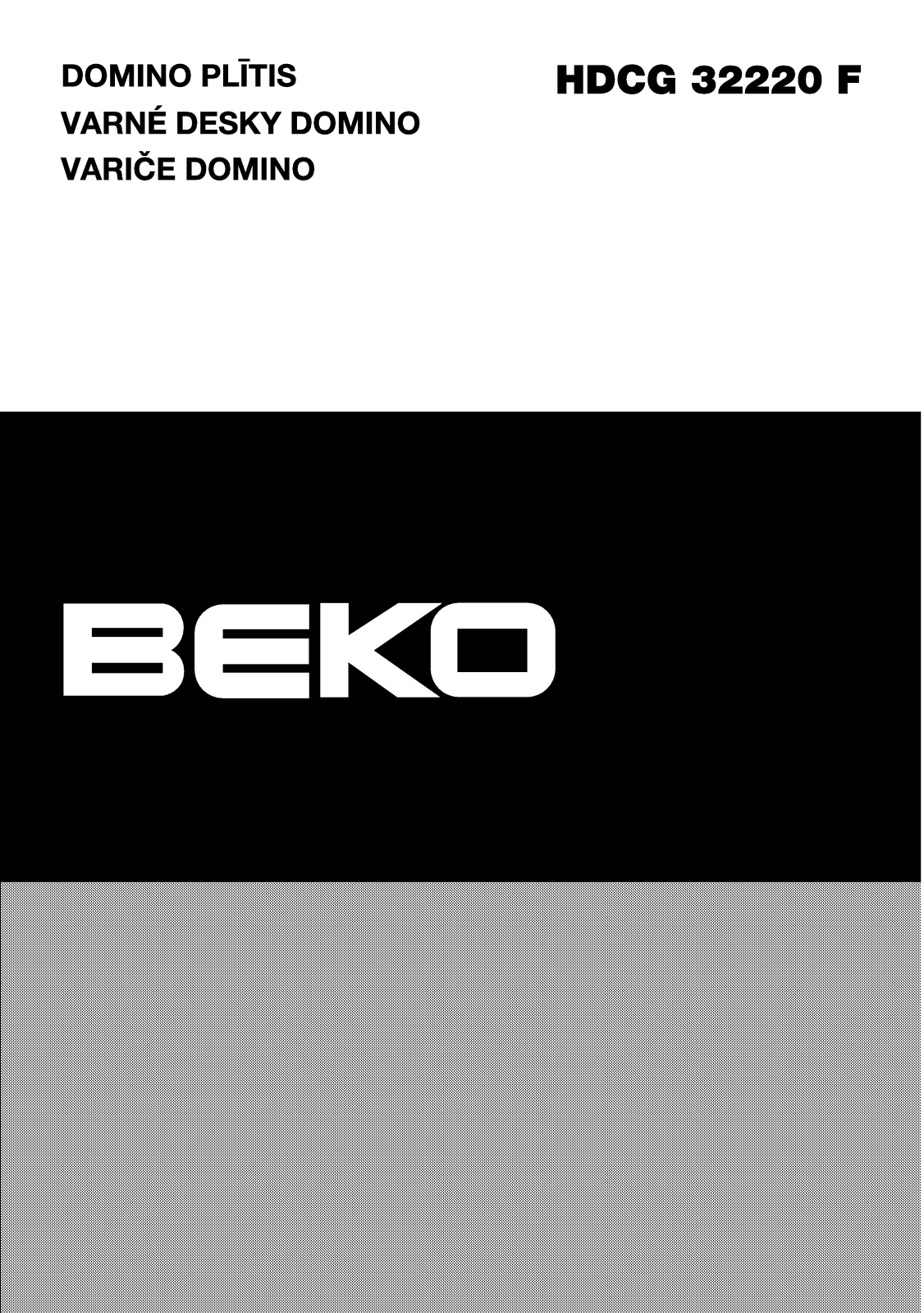 Beko HDCG 32220 FX User Manual