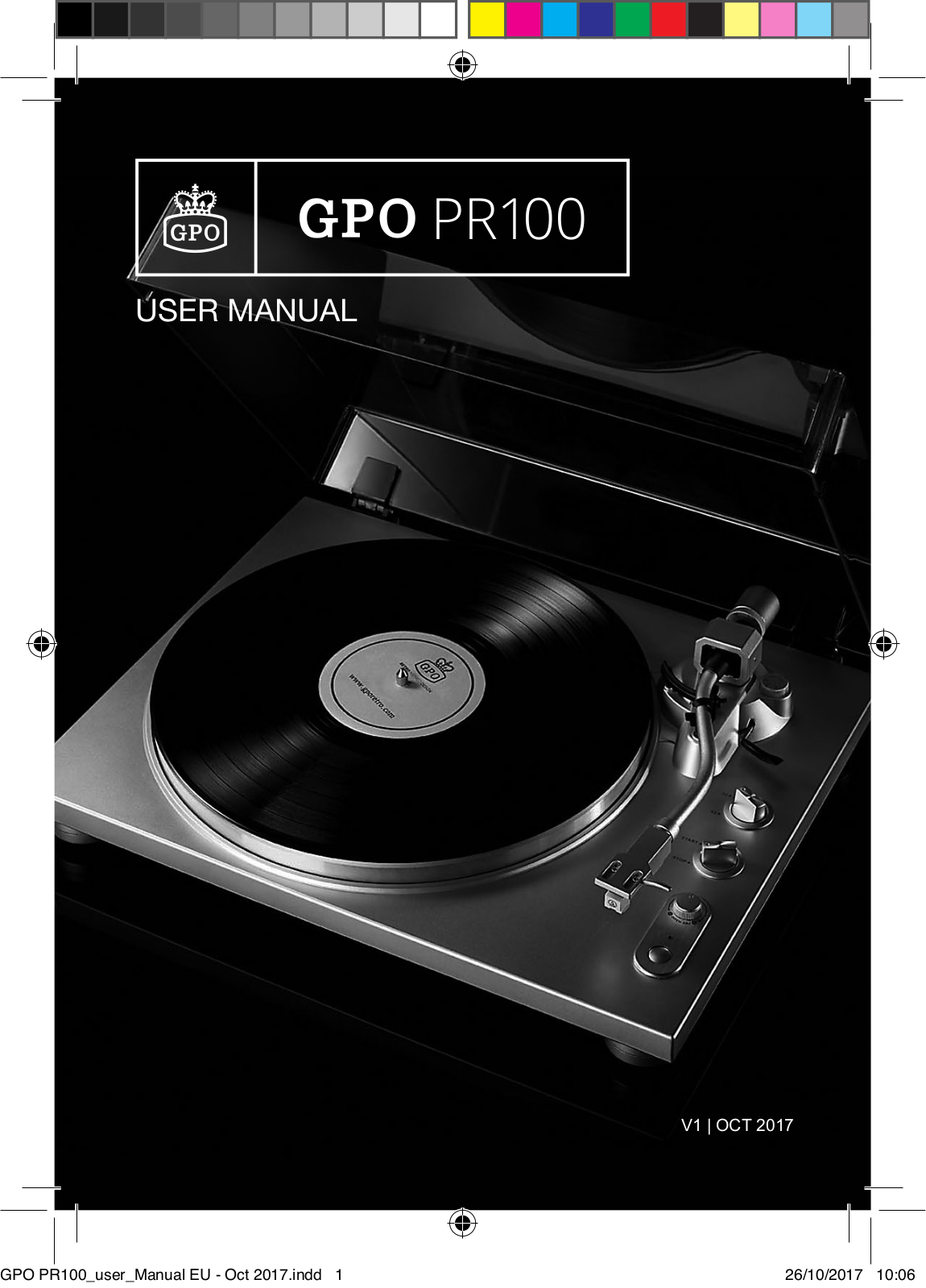 Gpo PR100 User Manual