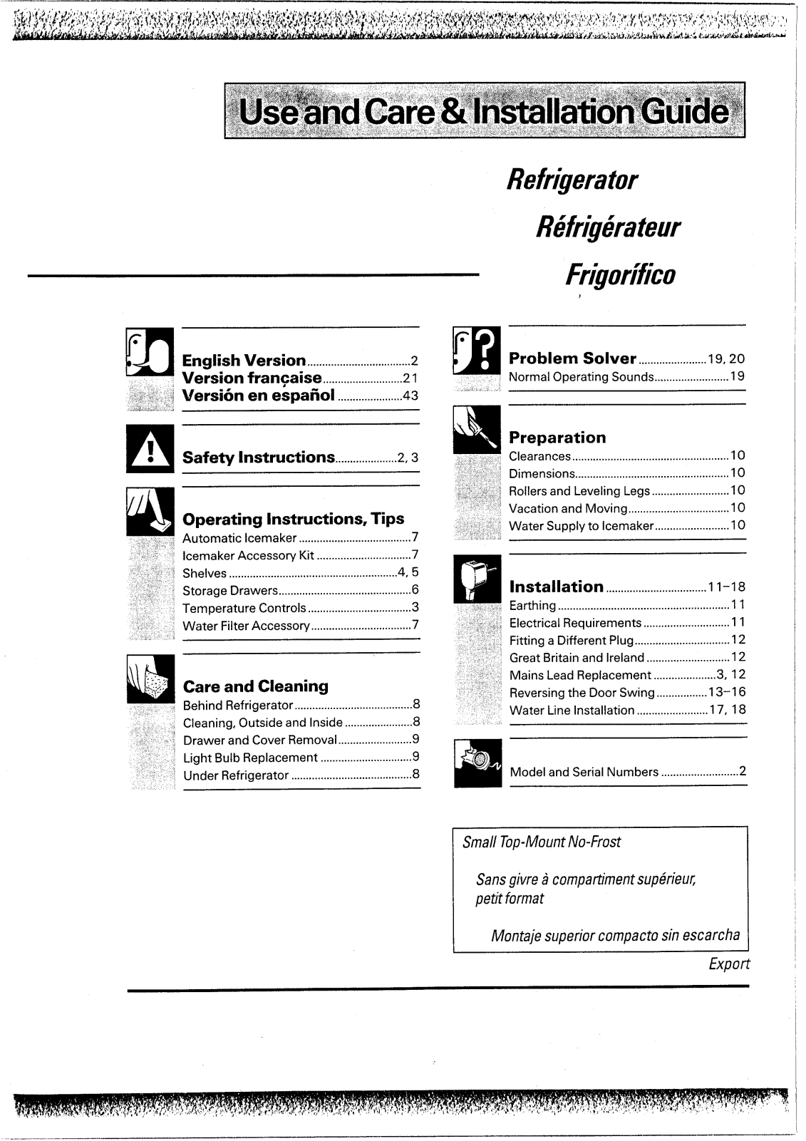 Smeg SRA416TP3 User Manual