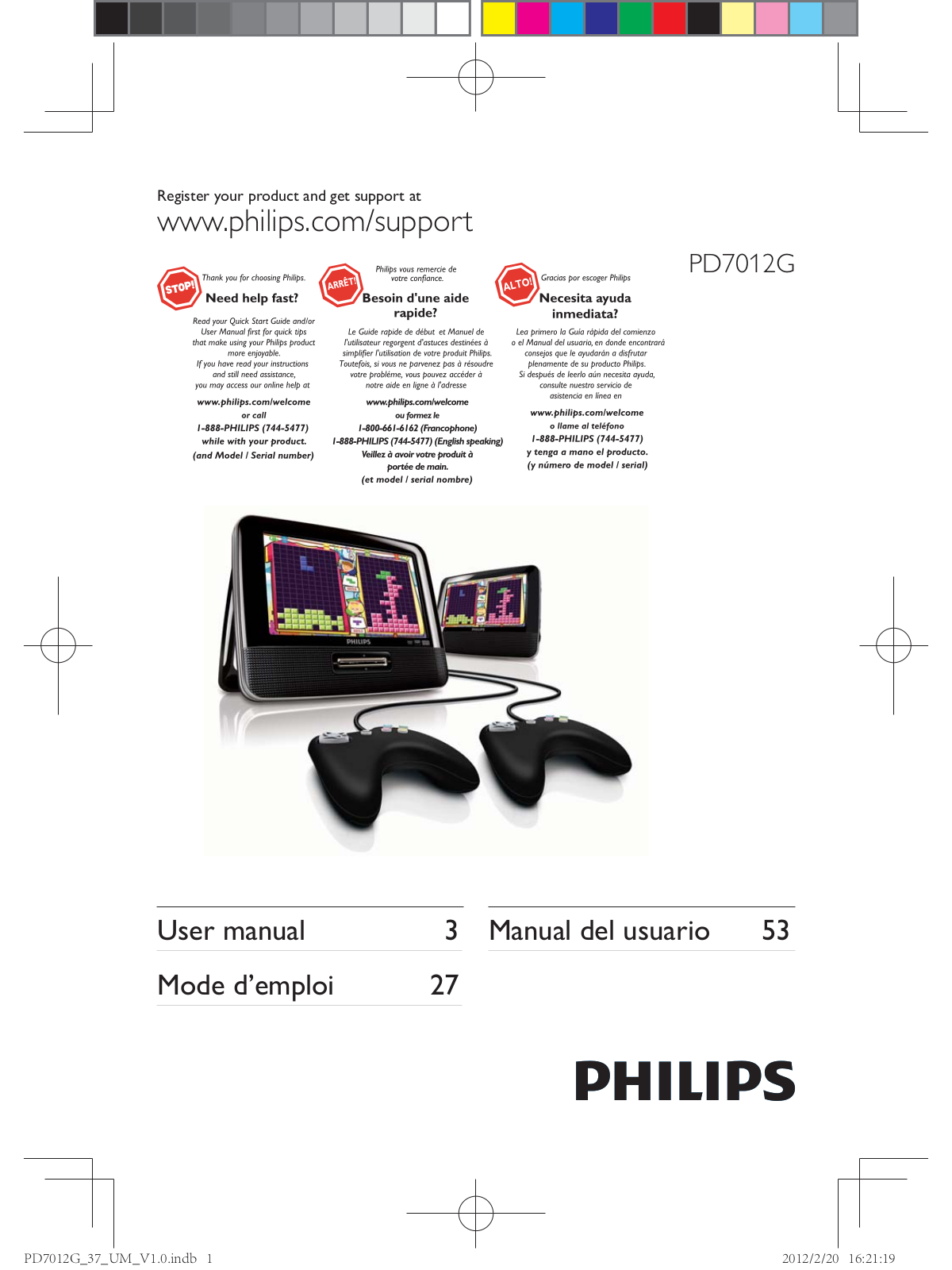 Philips PD7012G User Manual