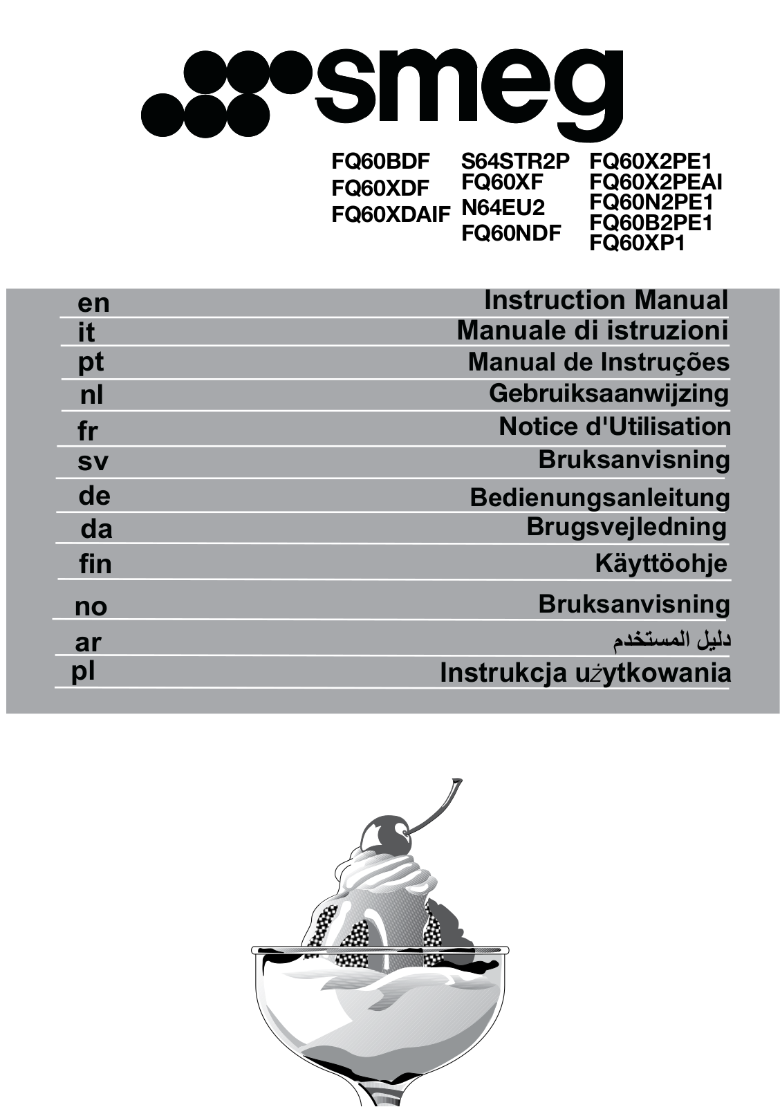 Smeg FQ60CAO5 User manual