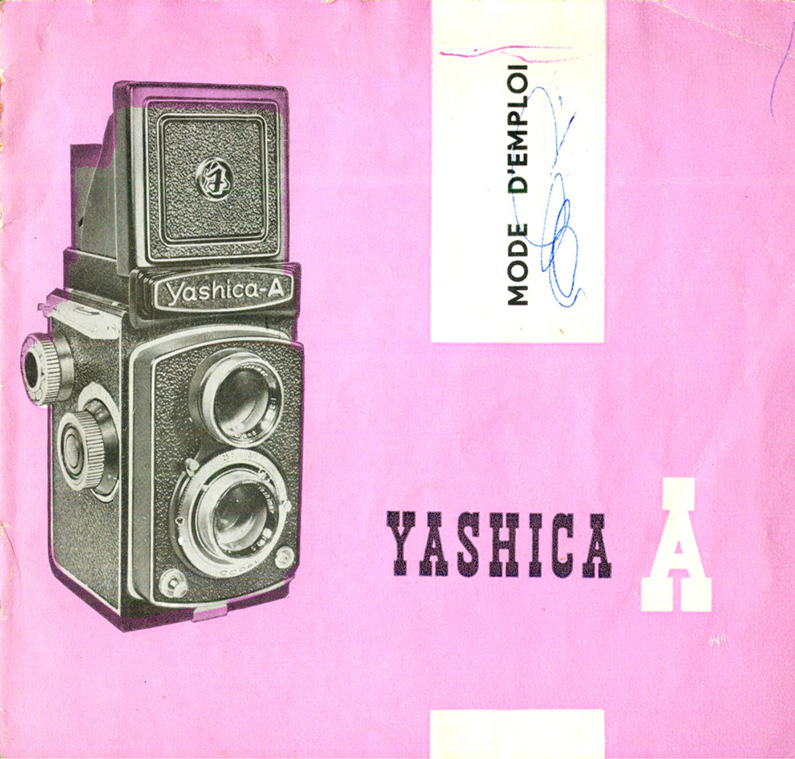 YASHICA A Instruction Manual