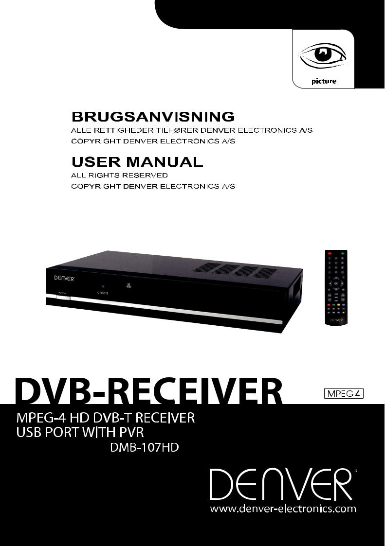 Denver DMB-107HD User Manual