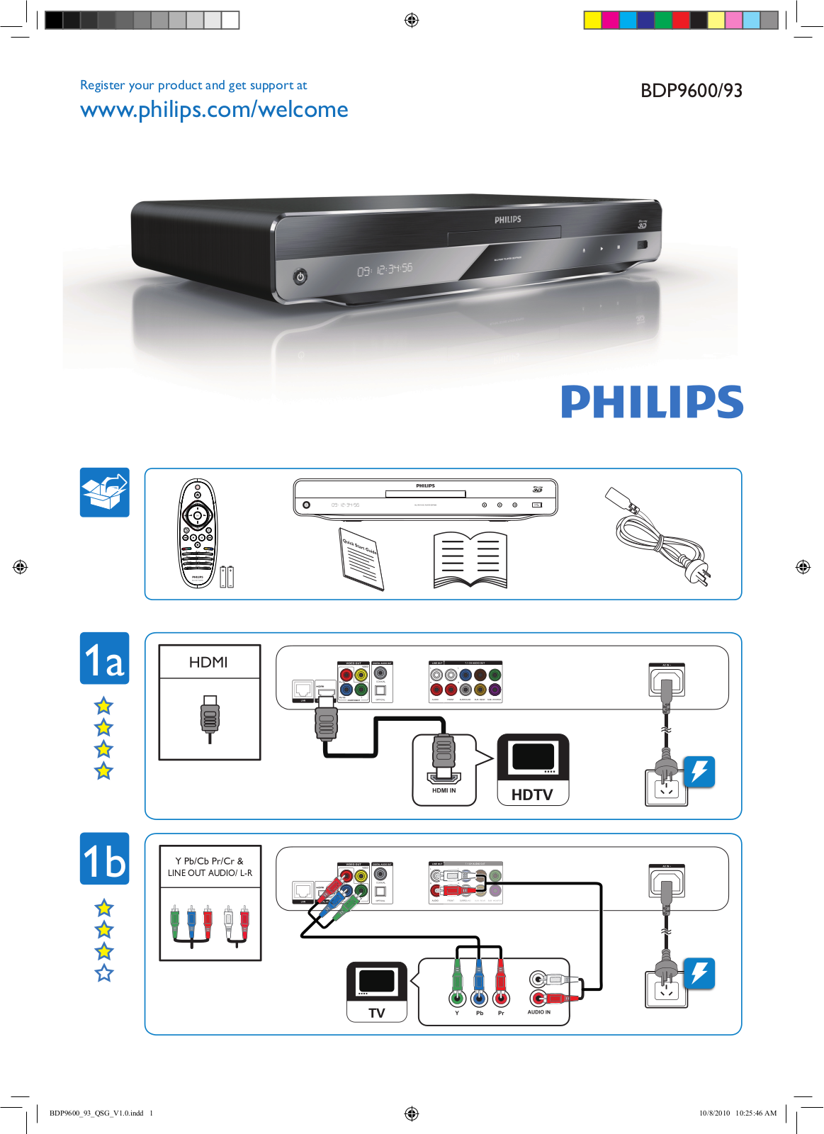 Philips BDP9600-93 User Guide