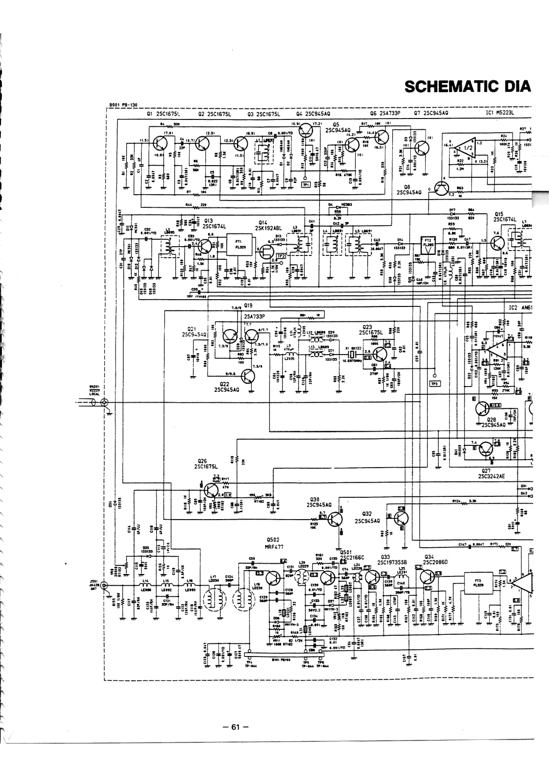 Inne Radioshack HTX-100 Schematic