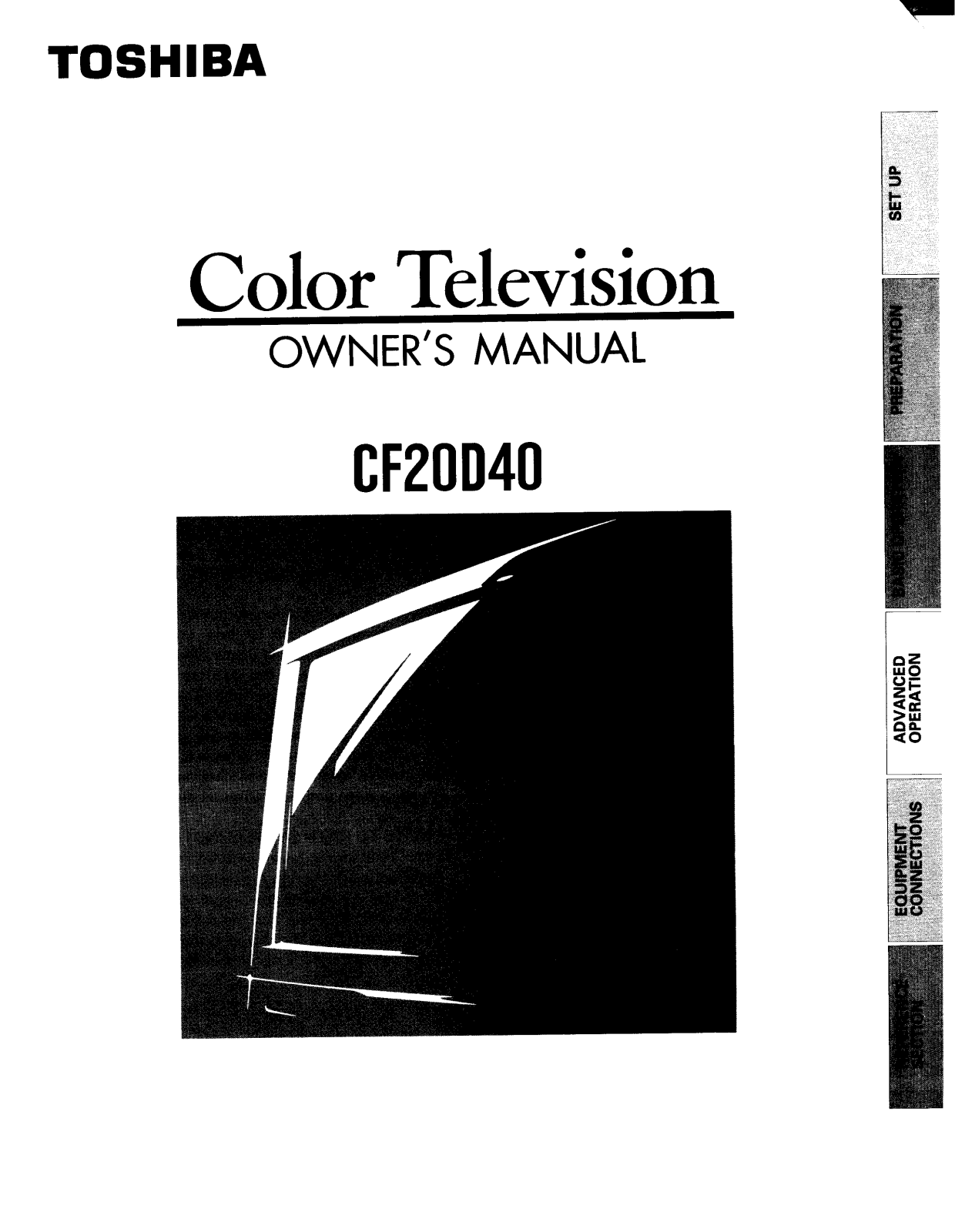 Toshiba CF20D40 User Manual