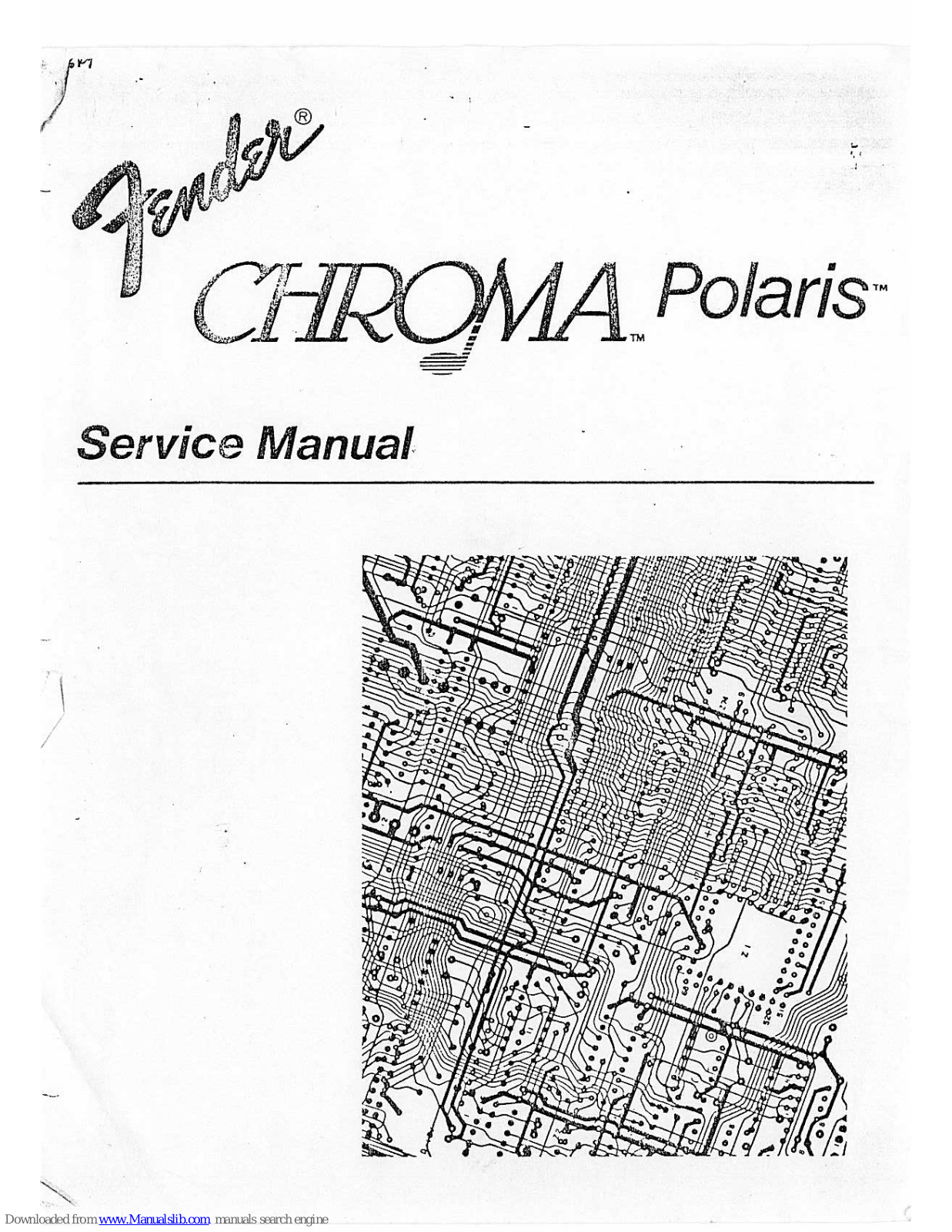 Fender Polaris, CHROMA Polaris Service Manual