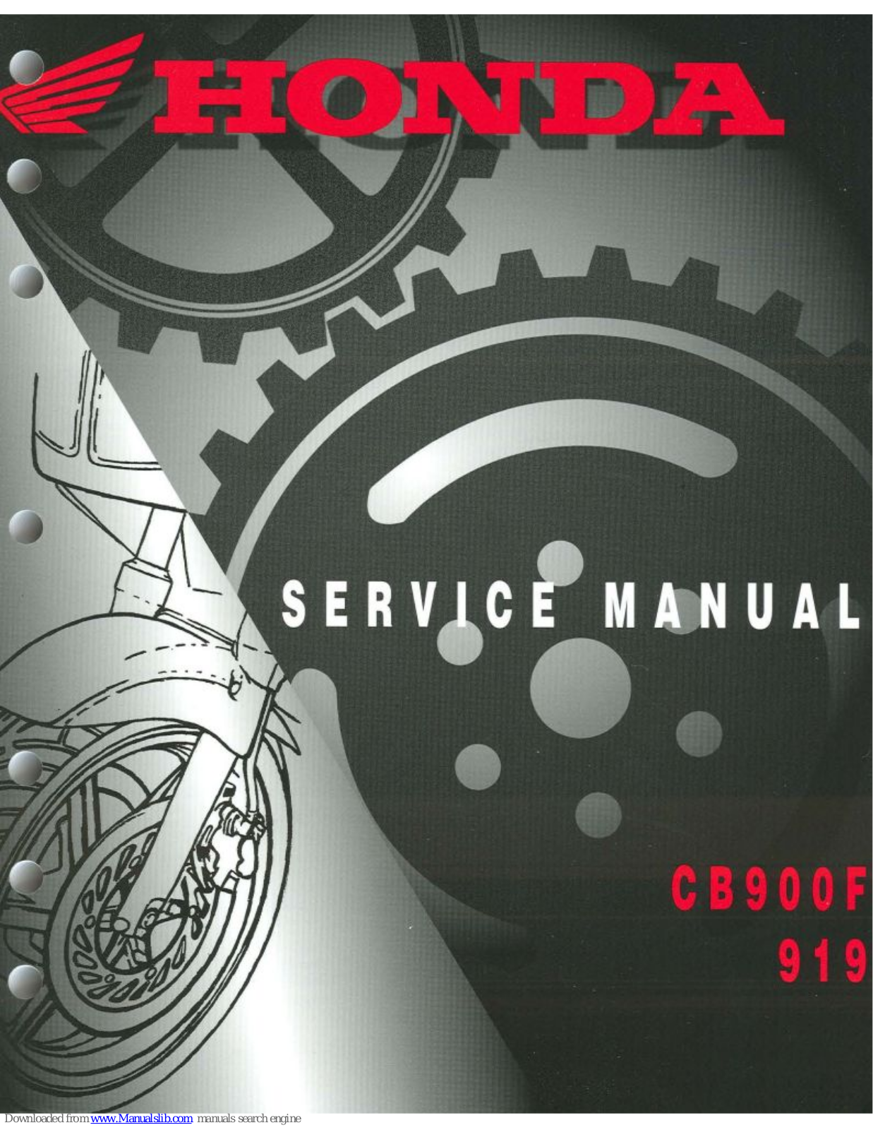 Honda CB900F Hornet Service Manual