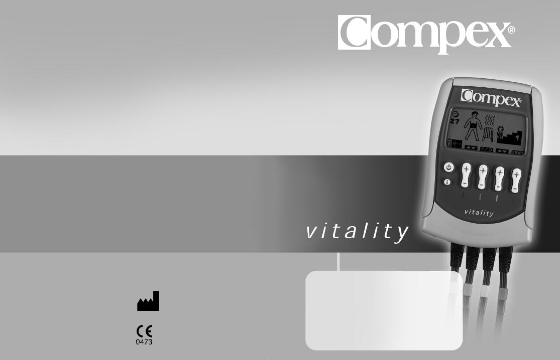Compex Vitality User Manual