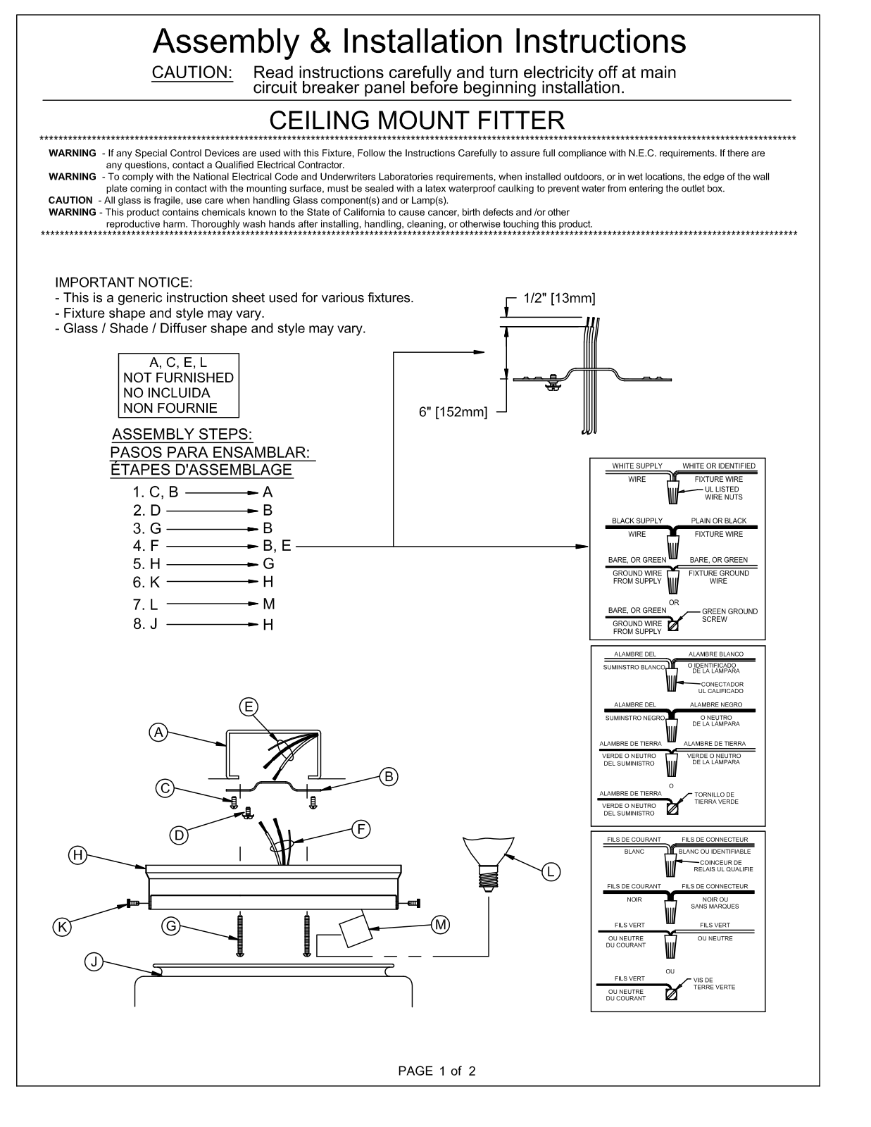 Winston Porter WNPR7821 Assembly & Installation Instructions - ManualMachine.com