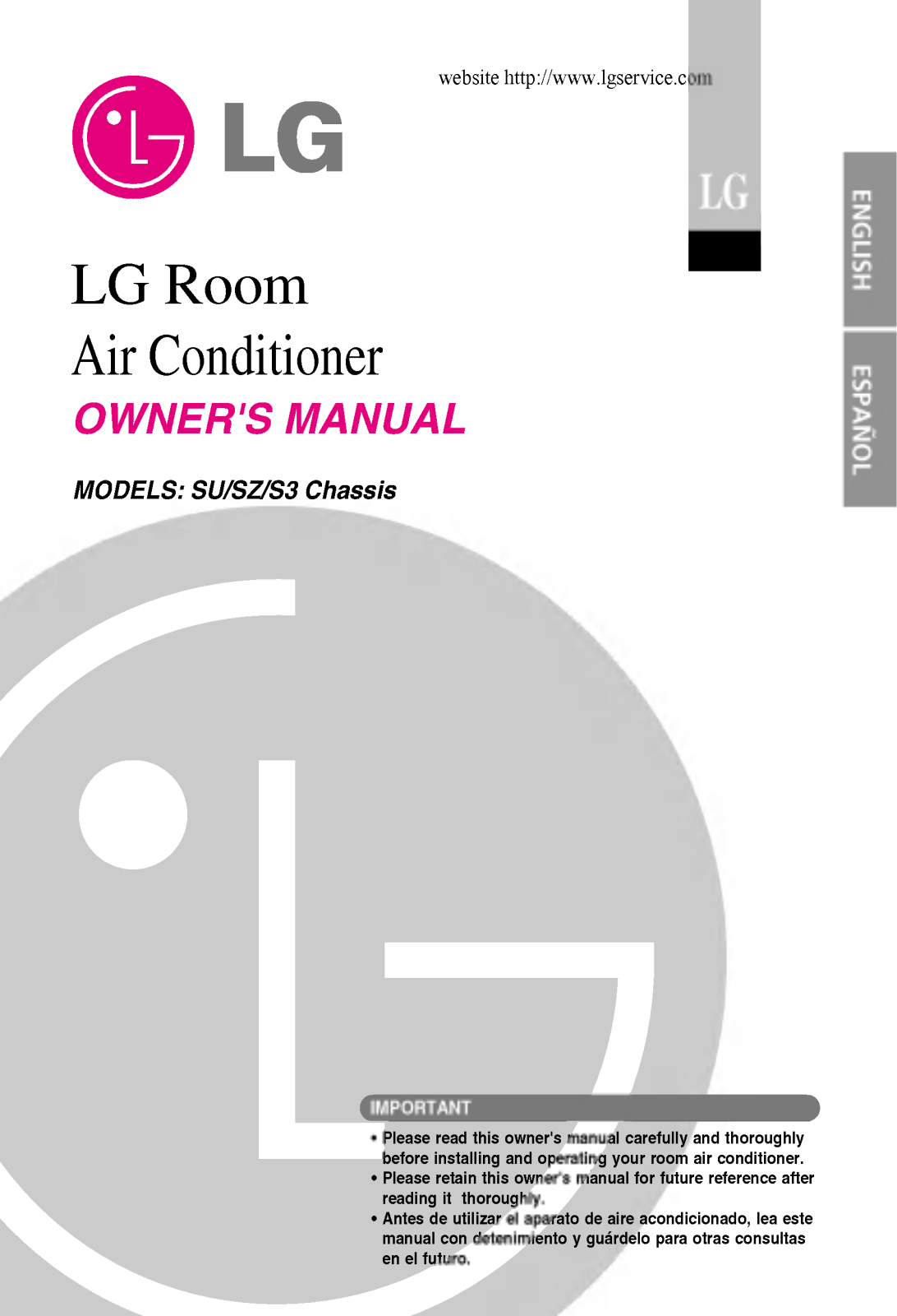 LG LS-C2423MM1 Owner's Manual