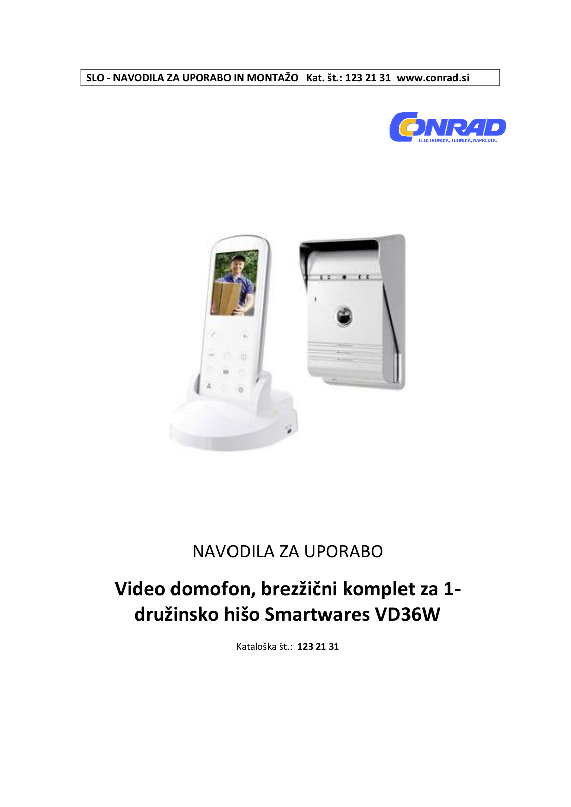 Smartwares VD36W User guide