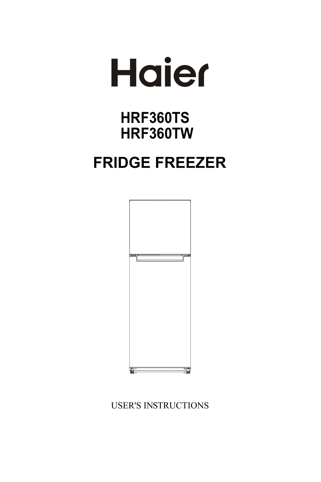 Haier HRF360TW, HRF360TS User Manual