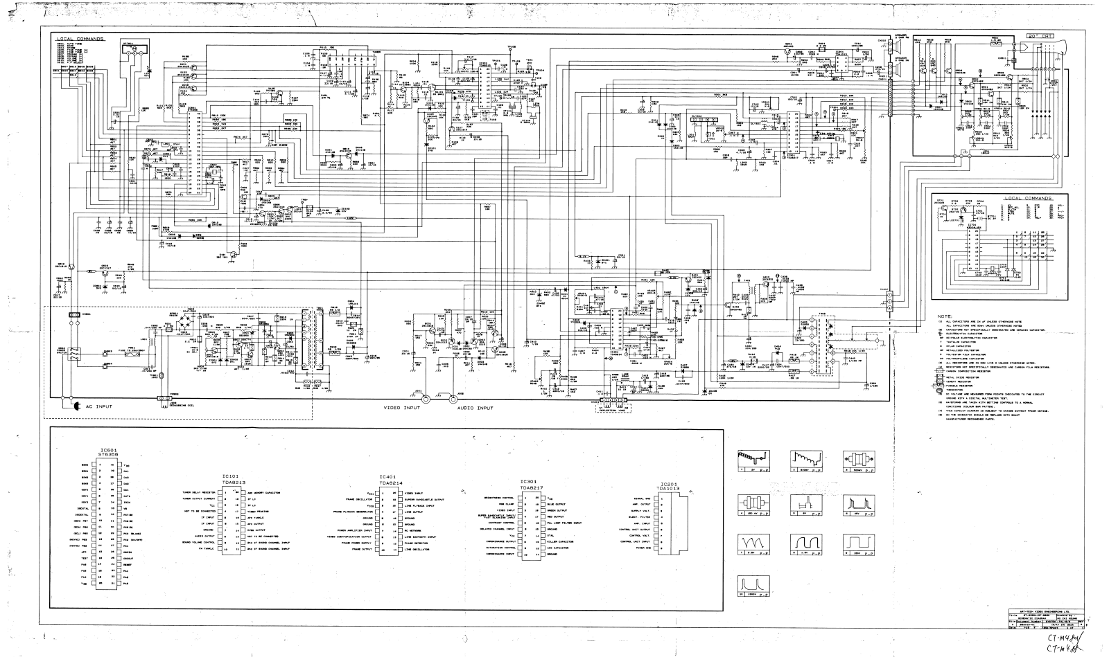 TEAC CTM4801, CTM488 Schematic