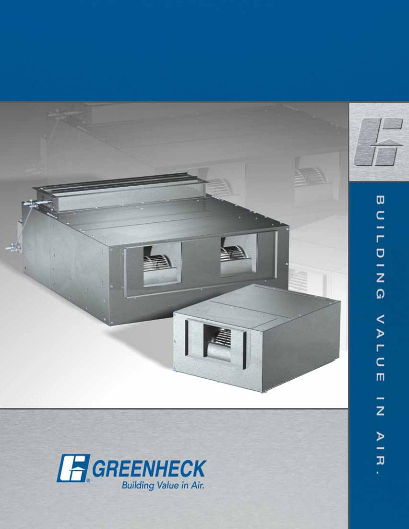 Greenheck BCF-108 Manual