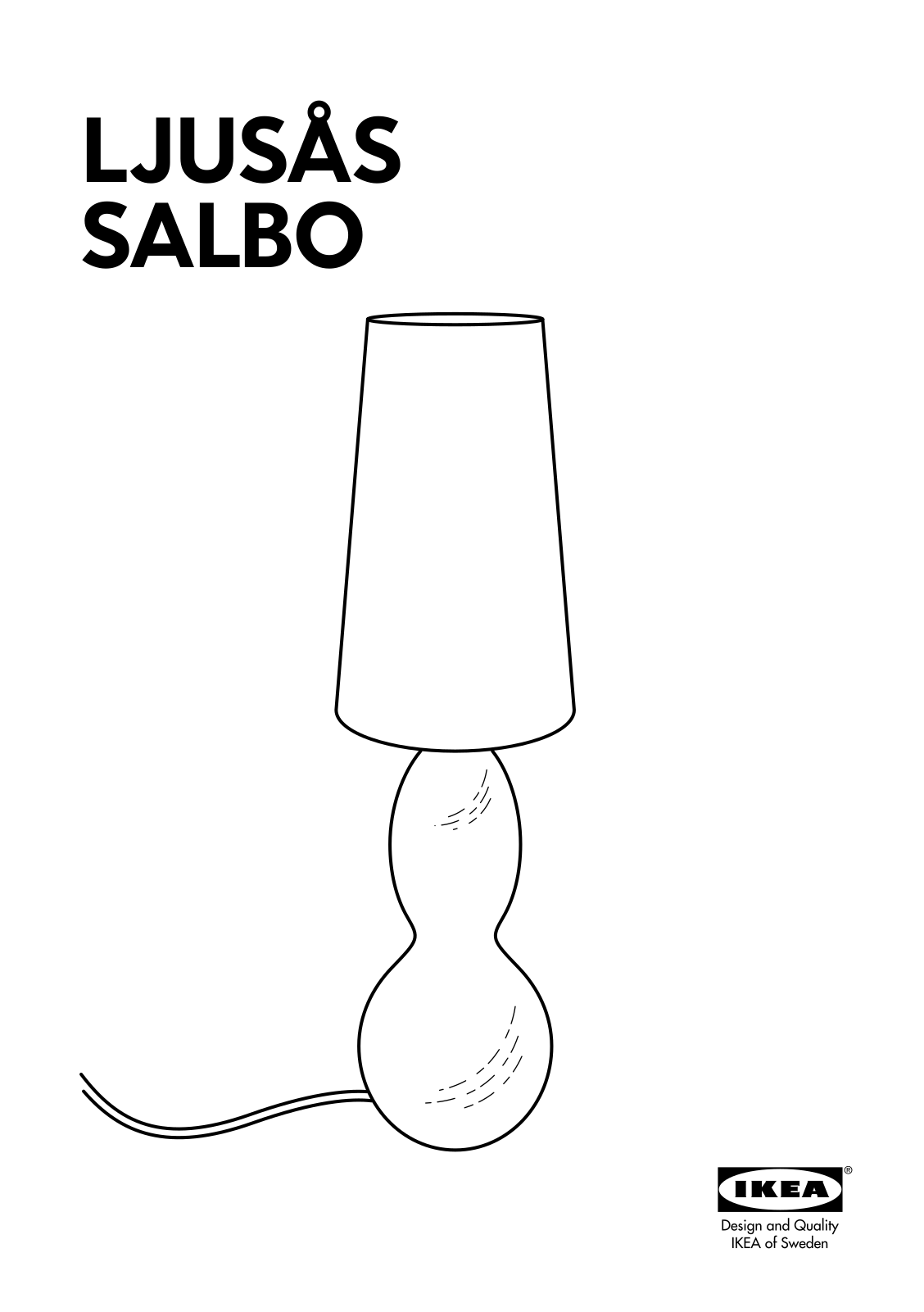 IKEA LJUSAS SALBO User Manual