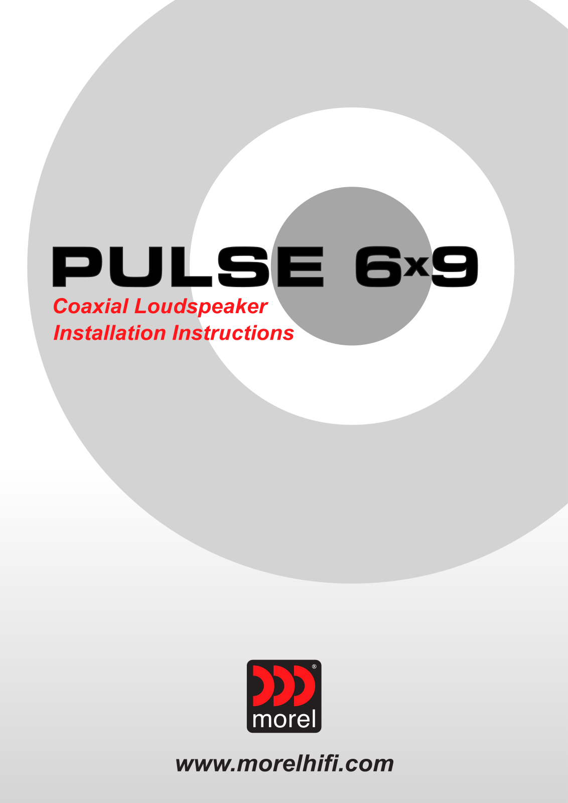 Morel Pulse Coax 6x9 Installation Instruction