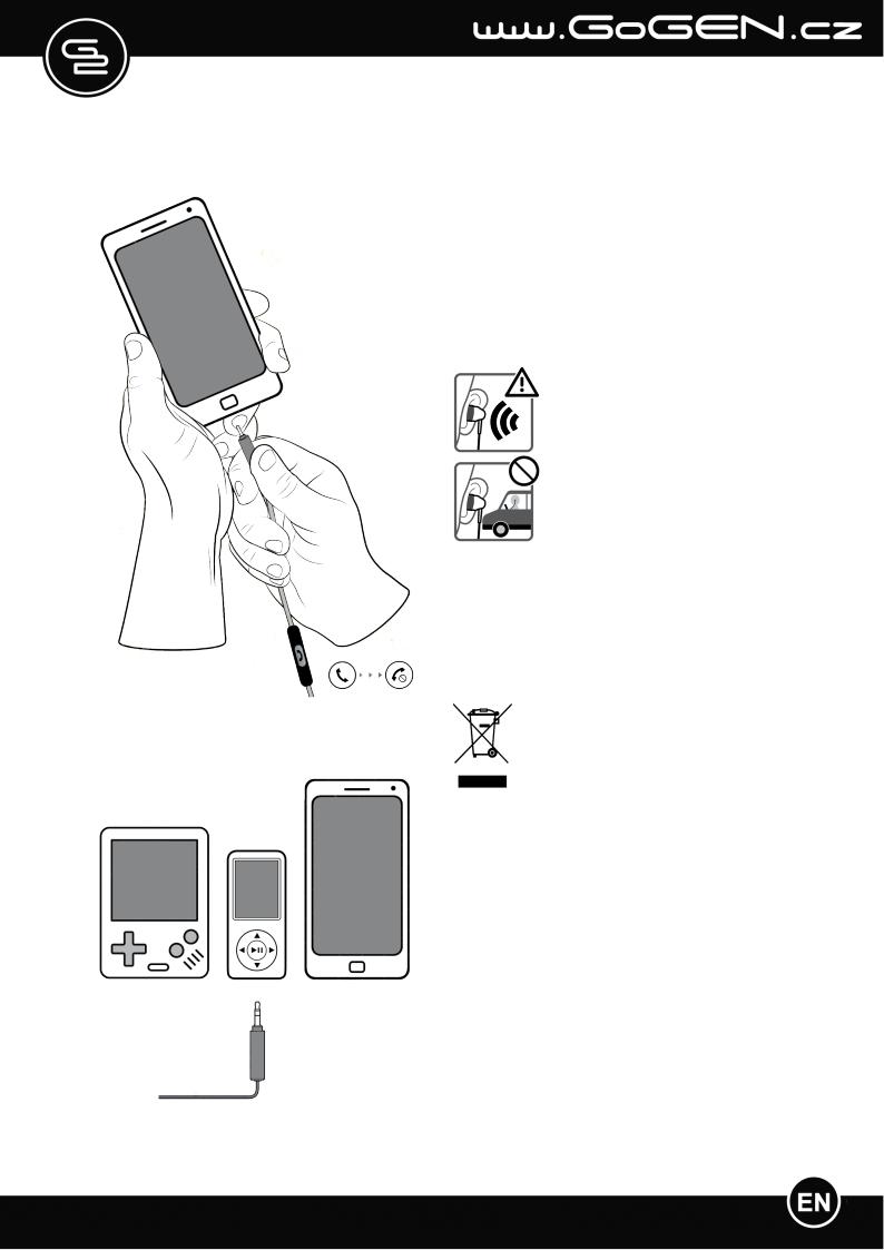 GoGEN ECM 61B, ECM 61W User Manual