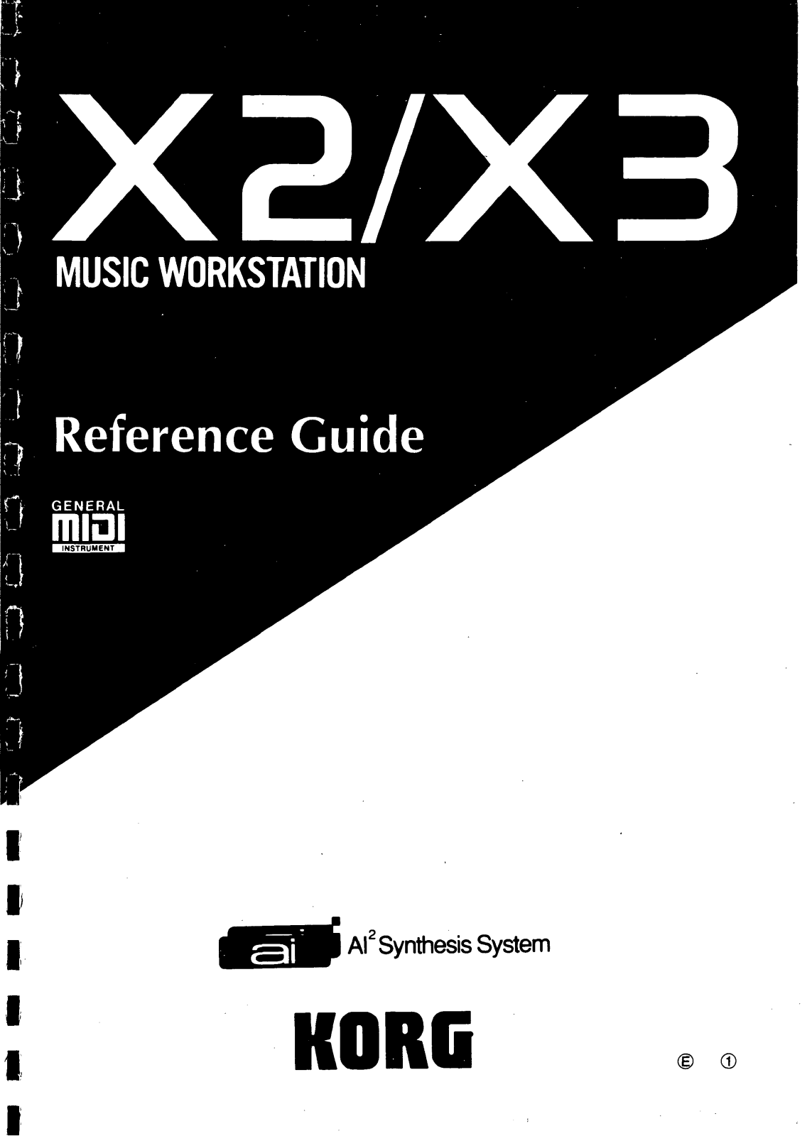 Korg X2 Reference  Manual