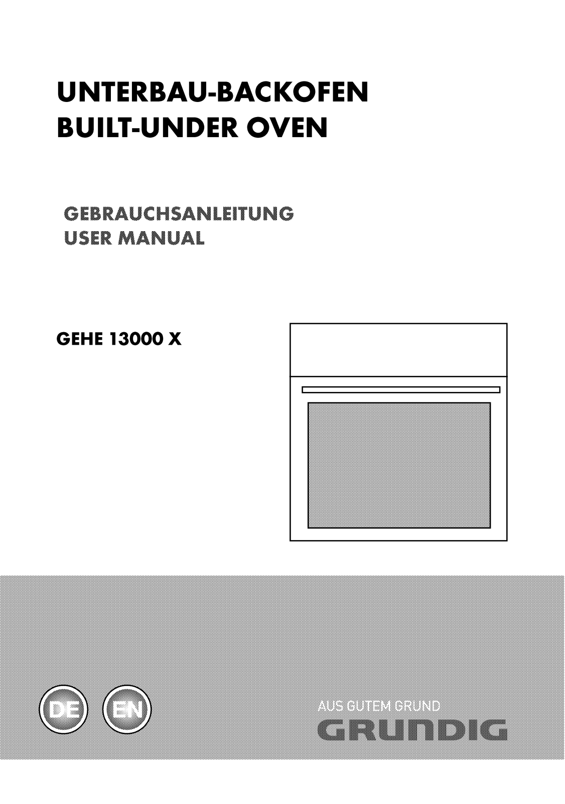 Grundig GEHE 13000 X User Manual