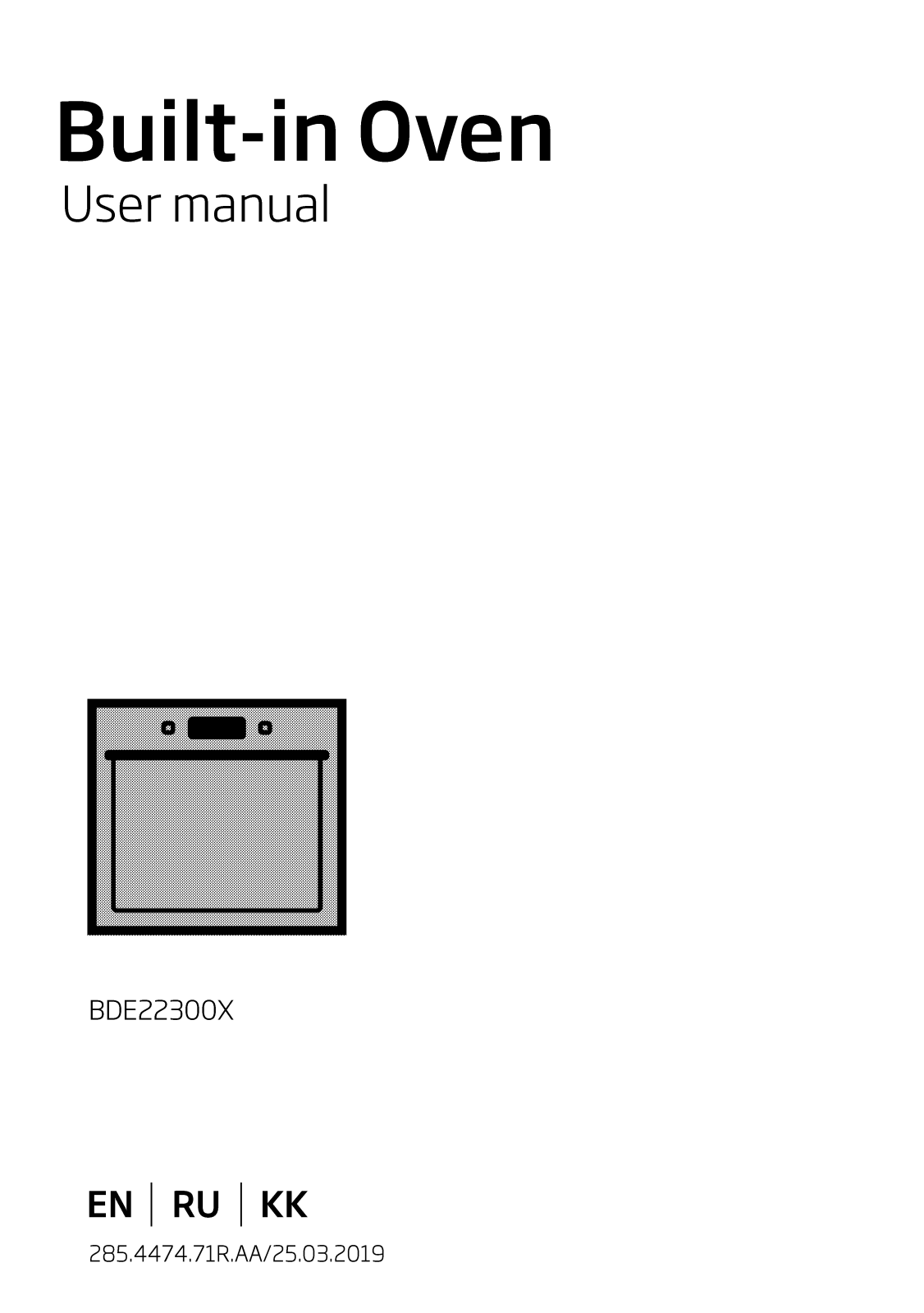 Beko BDE22300X User manual