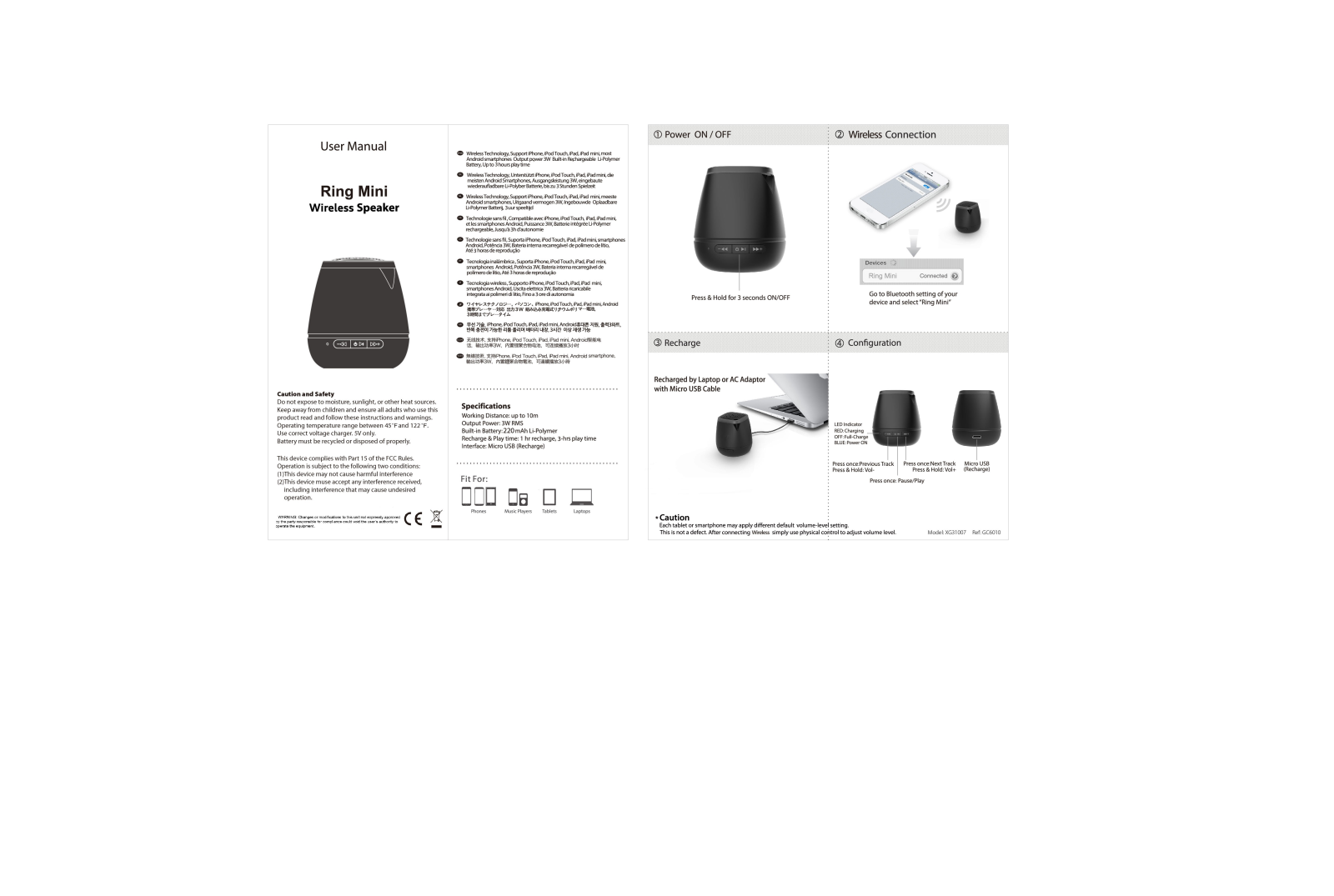 Xoopar XG31007 User Manual