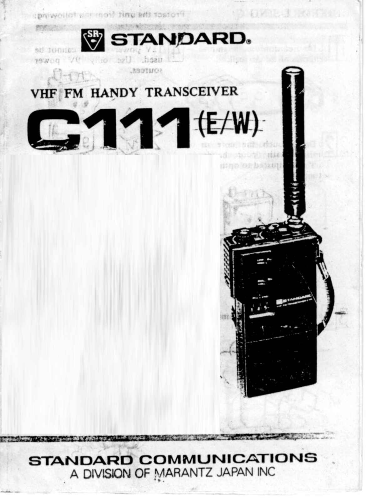 Standard C111 User Manual