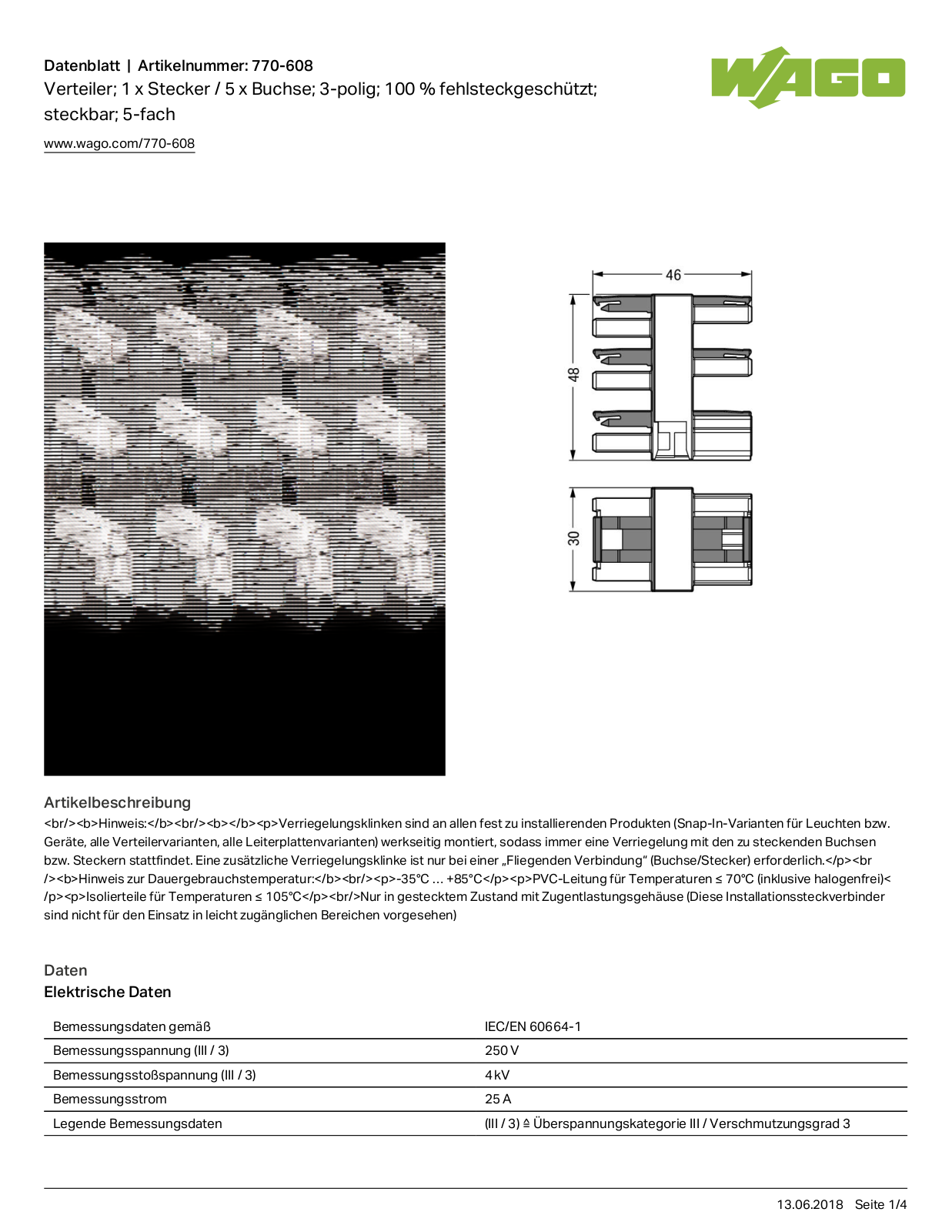 WAGO 770-608 Datasheet - ManualMachine.com