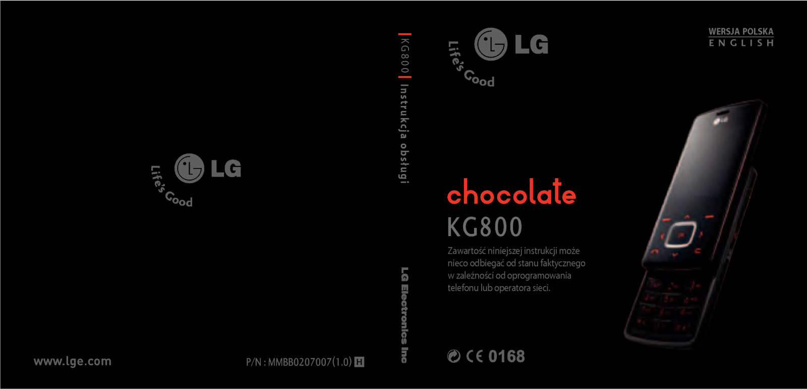 Lg KG800 User Manual