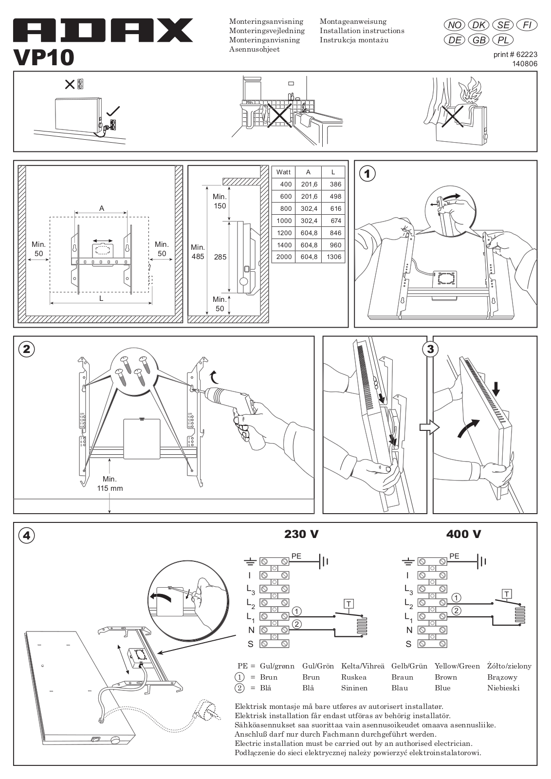 ADAX VP10 User manual - ManualMachine.com