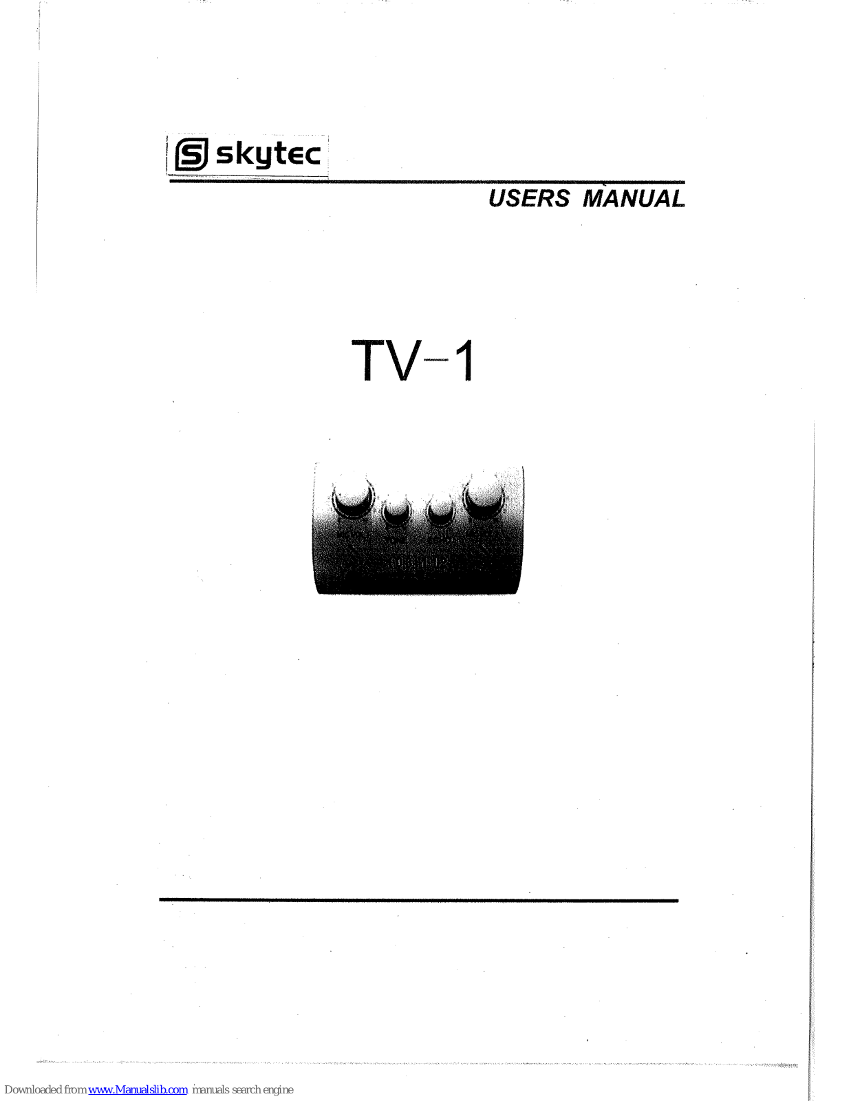 Skytec TV-1 User Manual