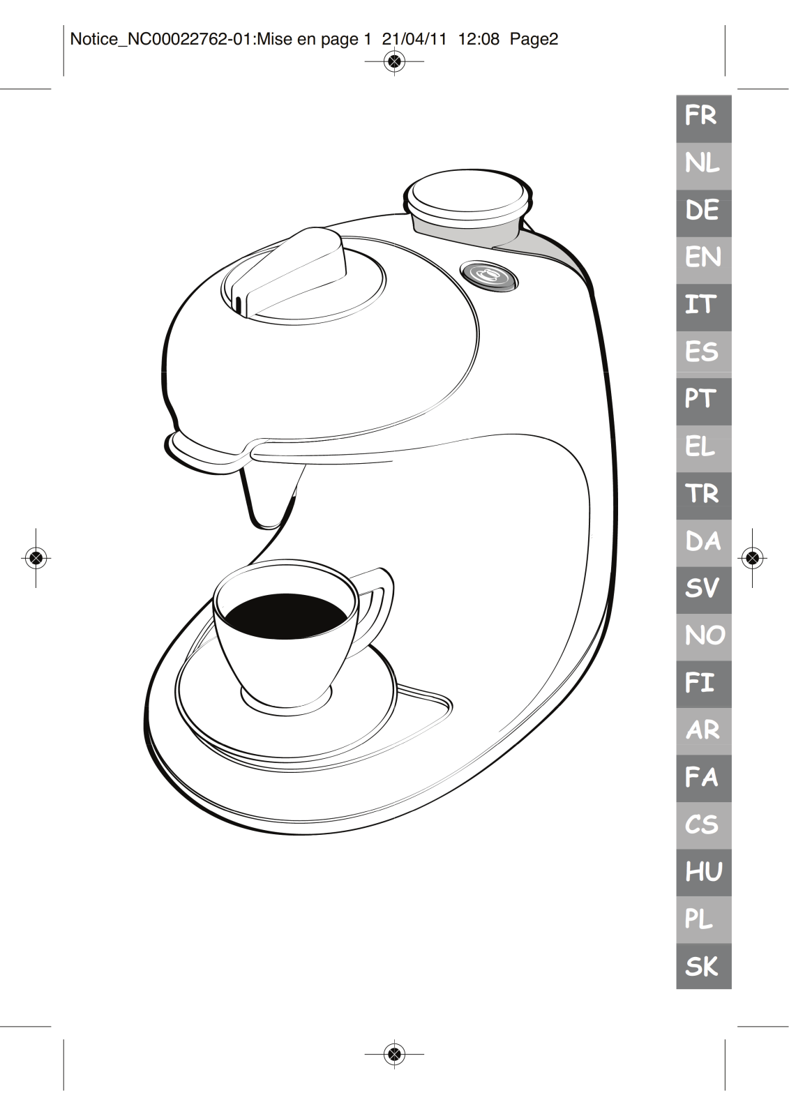 Moulinex CD 1008 User Manual