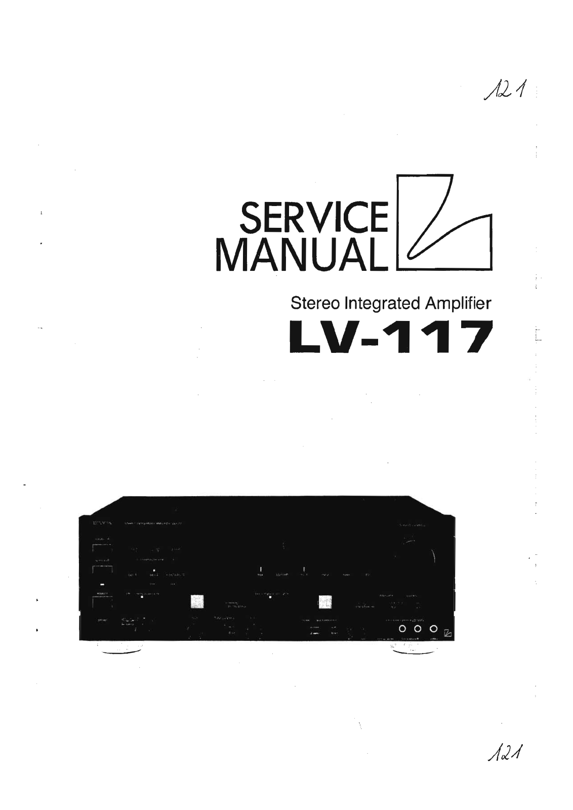 Luxman LV-117 Service Manual