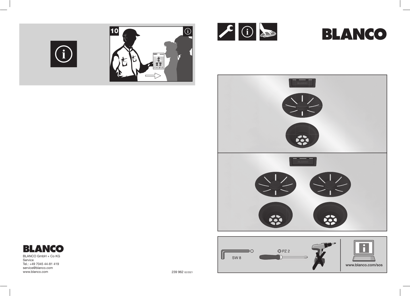BLANCO 203476, 203477 User guide