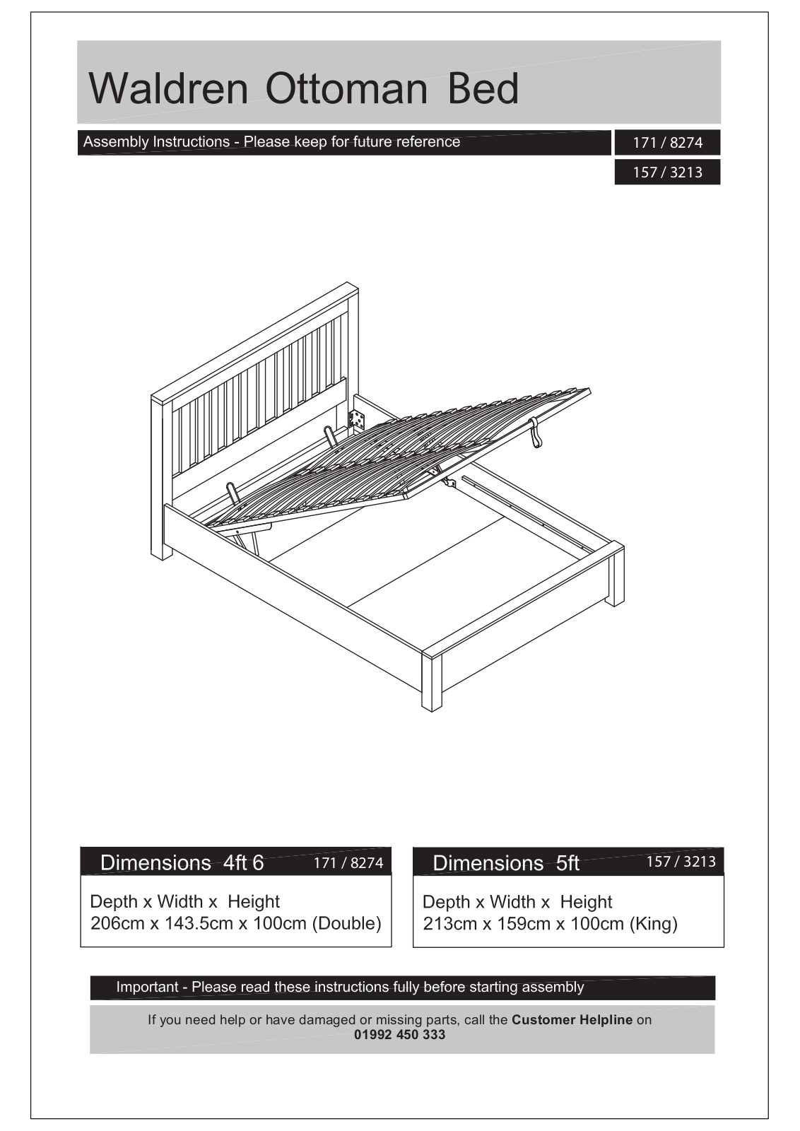 Argos 157-3213, 1718274 ASSEMBLY INSTRUCTIONS - ManualMachine.com