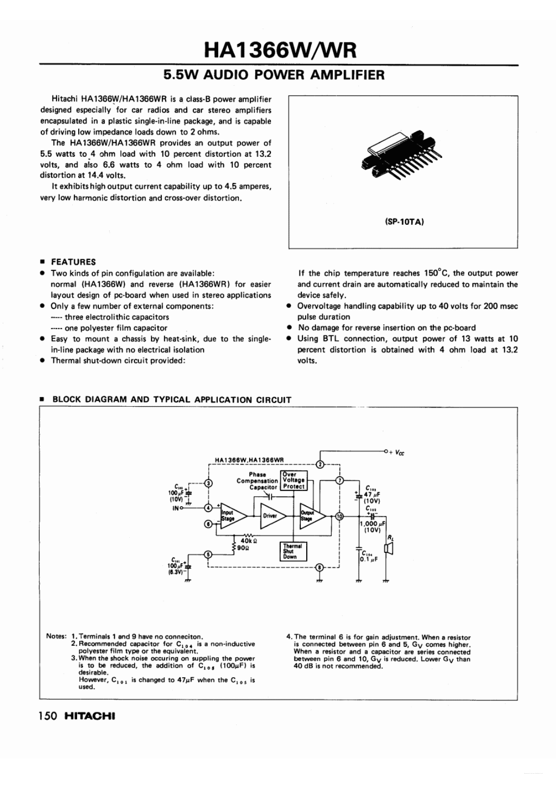 Datasheet HA1366 Specification - ManualMachine.com