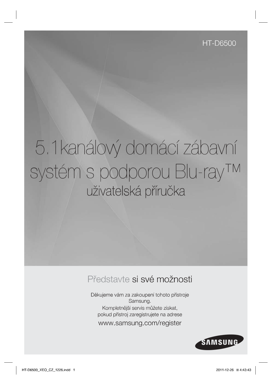 Samsung HT-D6500 User Manual