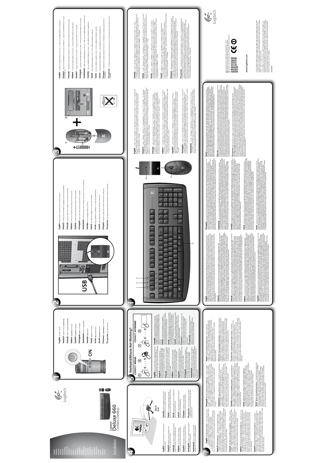 Logitech 660, Deluxe 660 Installation Manual