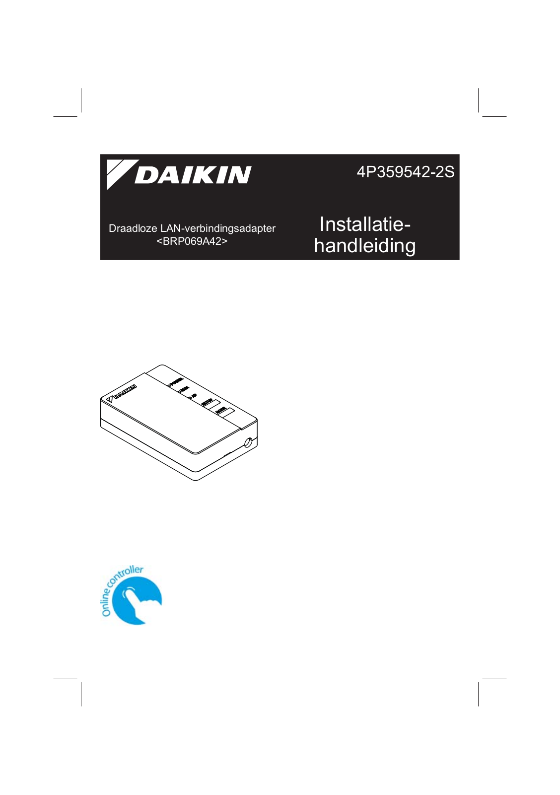 Daikin BRP069A42 Installation manuals