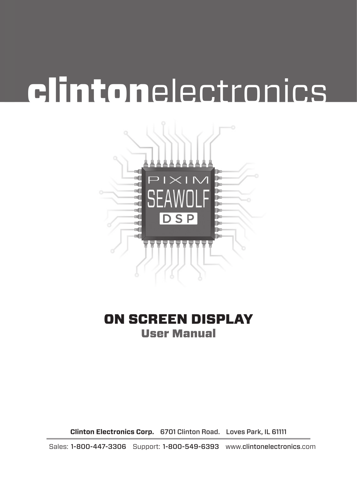 Clinton Electronics Pixim Seawolf DSP User Manual