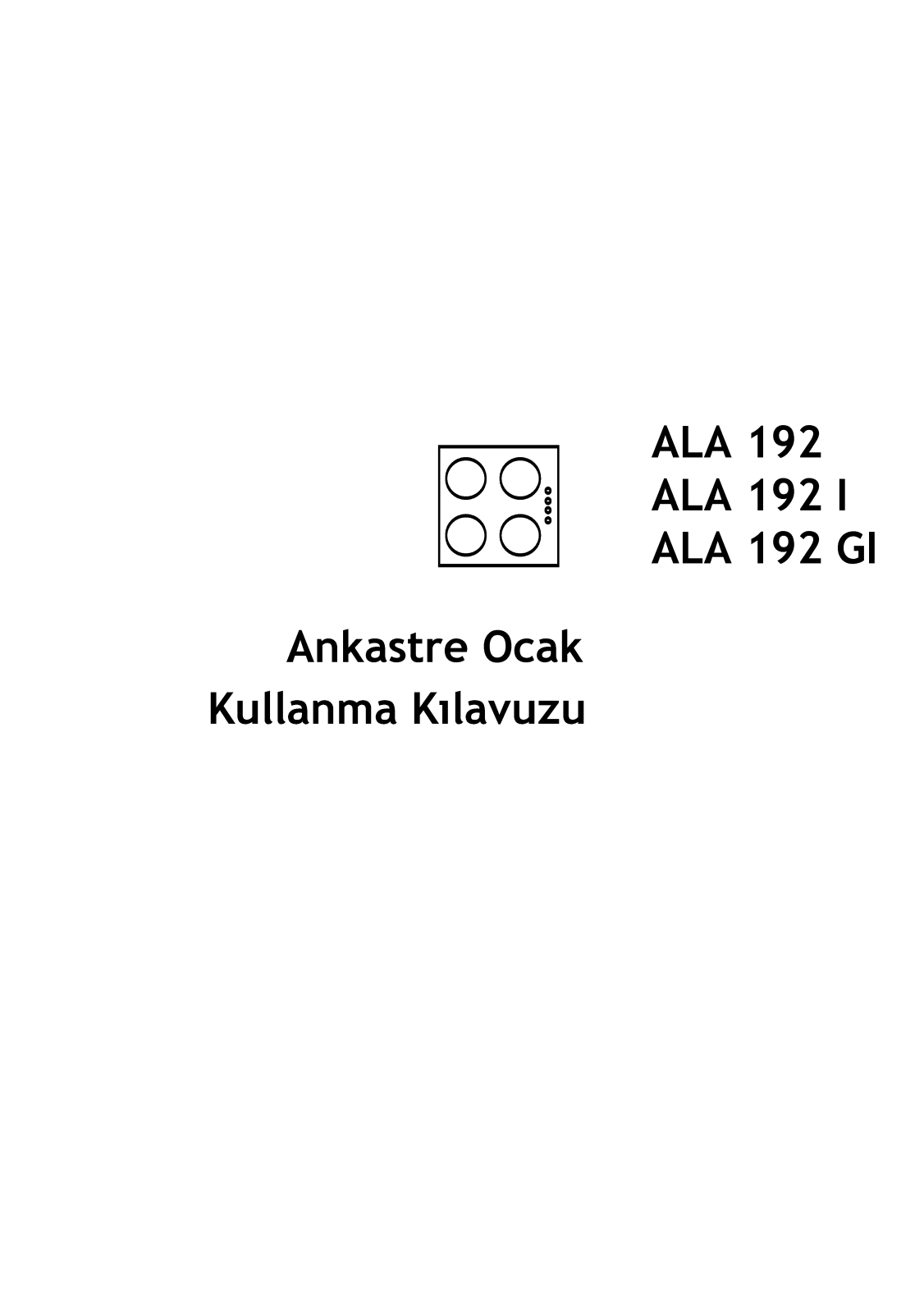 Altus ALA192, ALA192I, ALA192GI User manual