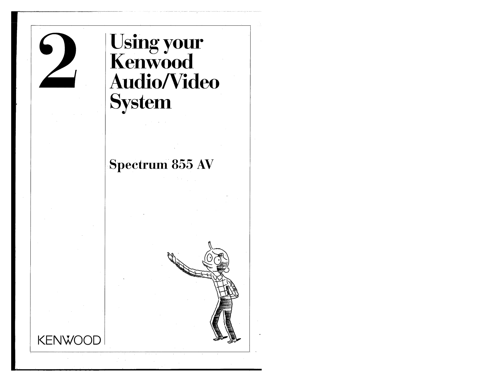 Kenwood SPECTRUM-855-AV Owners Manual