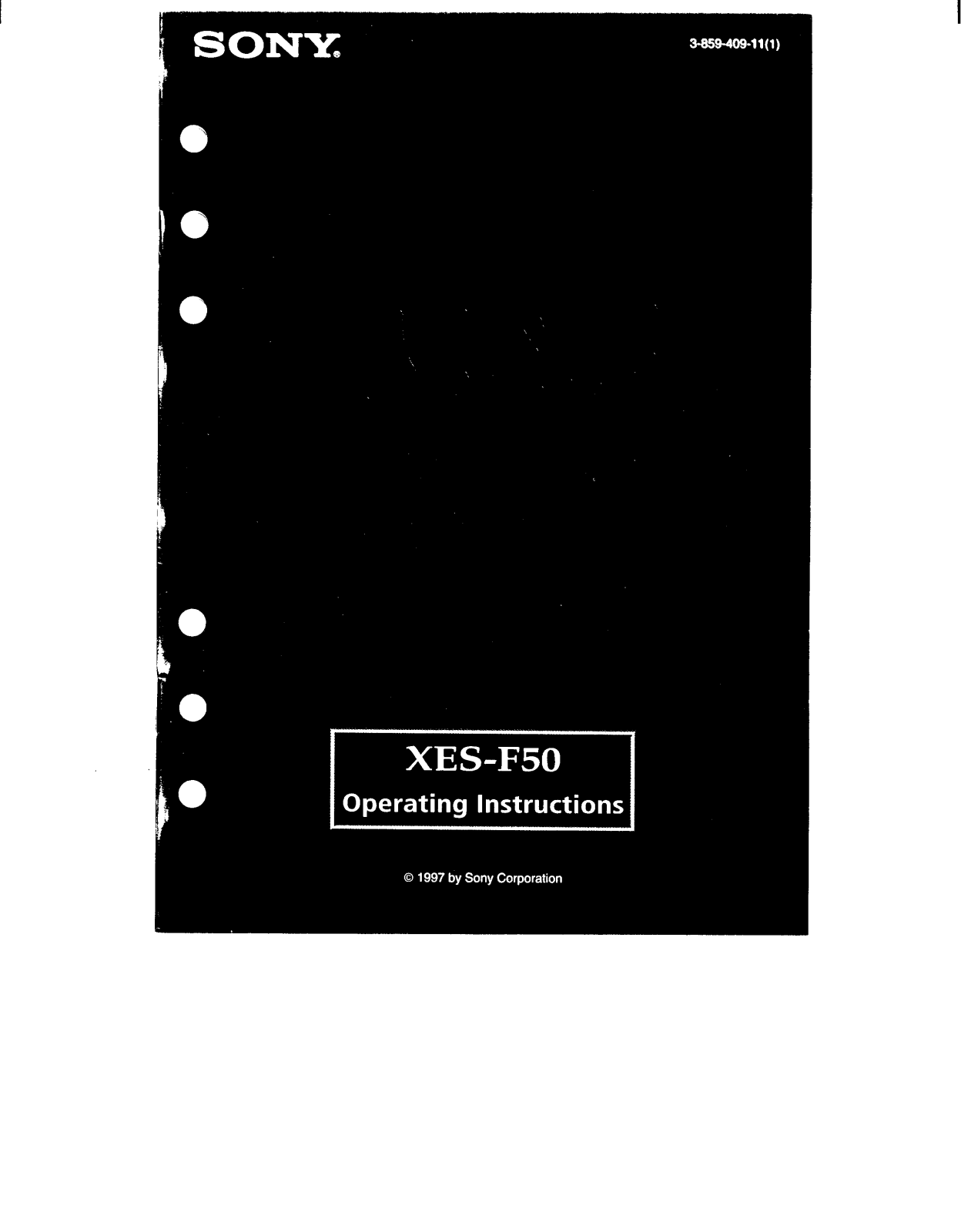 Sony XE-SF50 User Manual