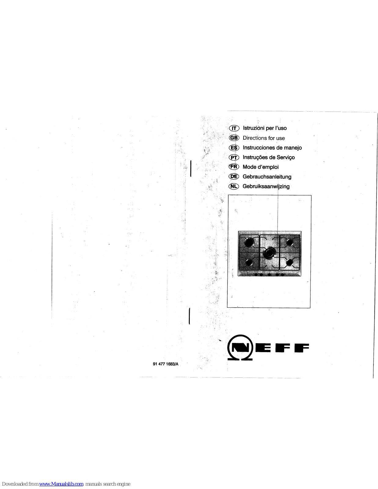 NEFF T2740N1EU, T2760N1EU Directions For Use Manual