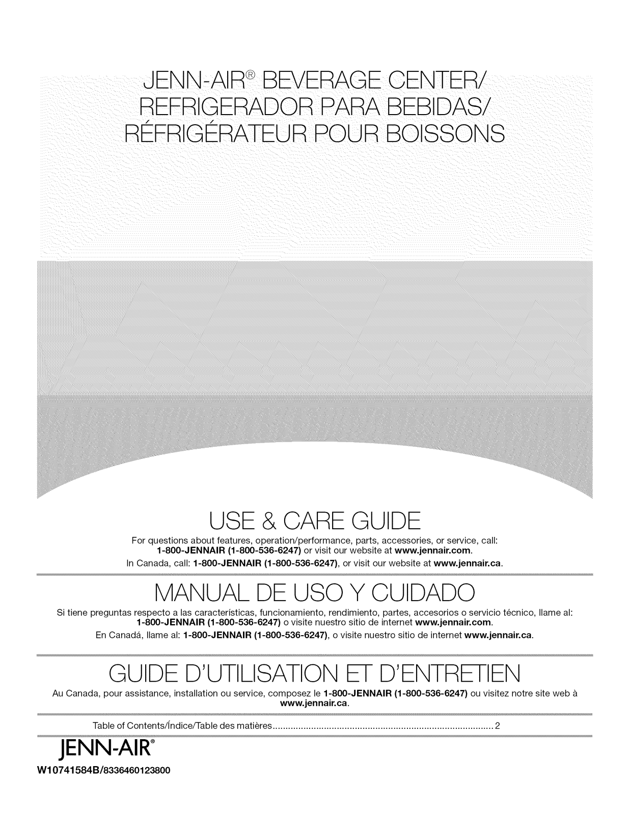 Jenn-Air JUB24FRERS00, JUB24FLERS00 Owner’s Manual